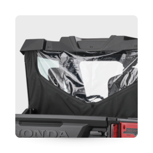 Pioneer 1000-3P Fabric Rear Panel