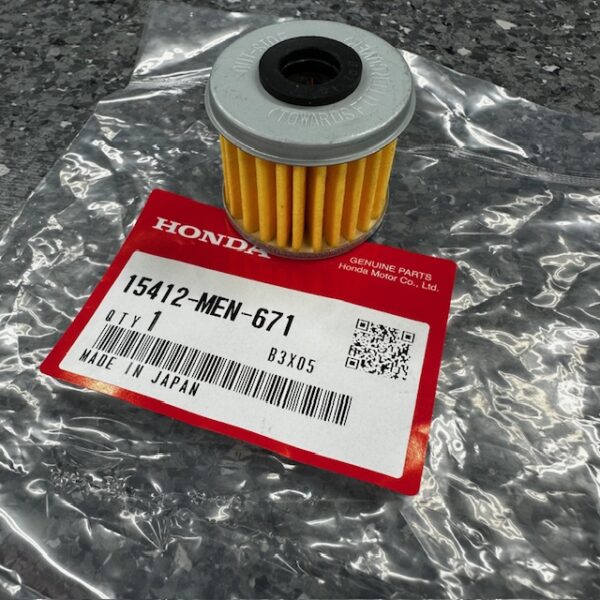 GENUINE HONDA OIL FILTER 12412-MEN-671 (CRF)