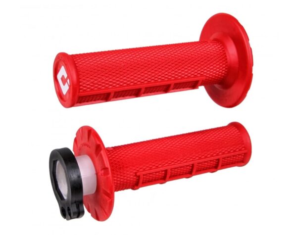 GRIP ODI MX LOCK ON 1/2 WAFFLE RED