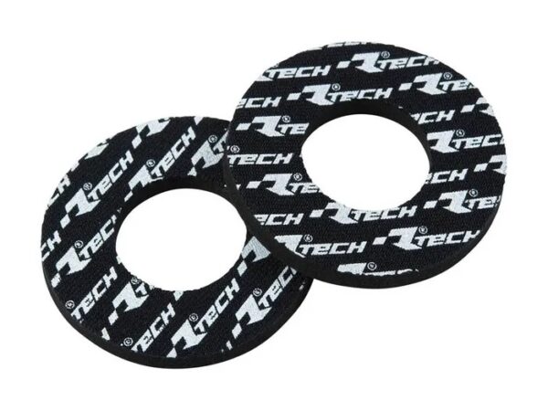HANDLEBAR GRIP DOUNT RTECH ANTI BLISTER SOLD IN PAIRS BLACK