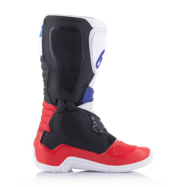 Alpinestars Tech-3 MX Boots White/Bright Red/Dark Blue - Image 4